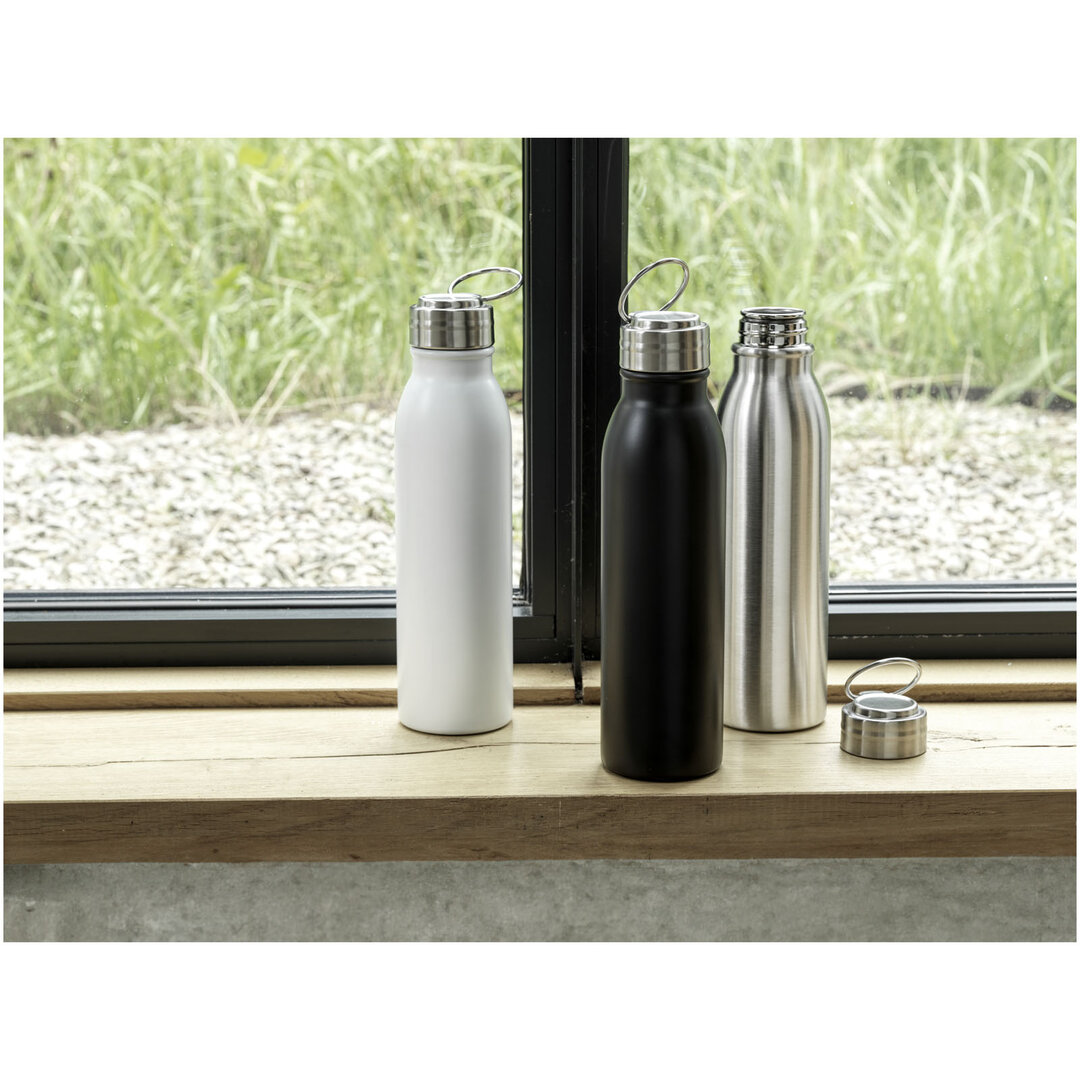 700 ml RCS-zertifizierte Sportflasche aus Edelstahl mit Metallschlaufe - Uorsico