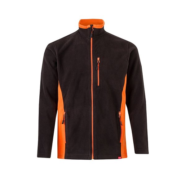 Zweifarbige Fleecejacke (220g/m²) aus Polyester (100%) Buoreni