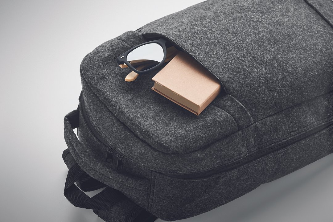 13" Laptop Rucksack RPET-Filz Orillin