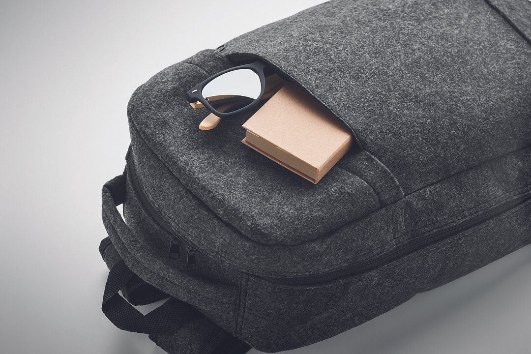 13" Laptop Rucksack RPET-Filz Orillin
