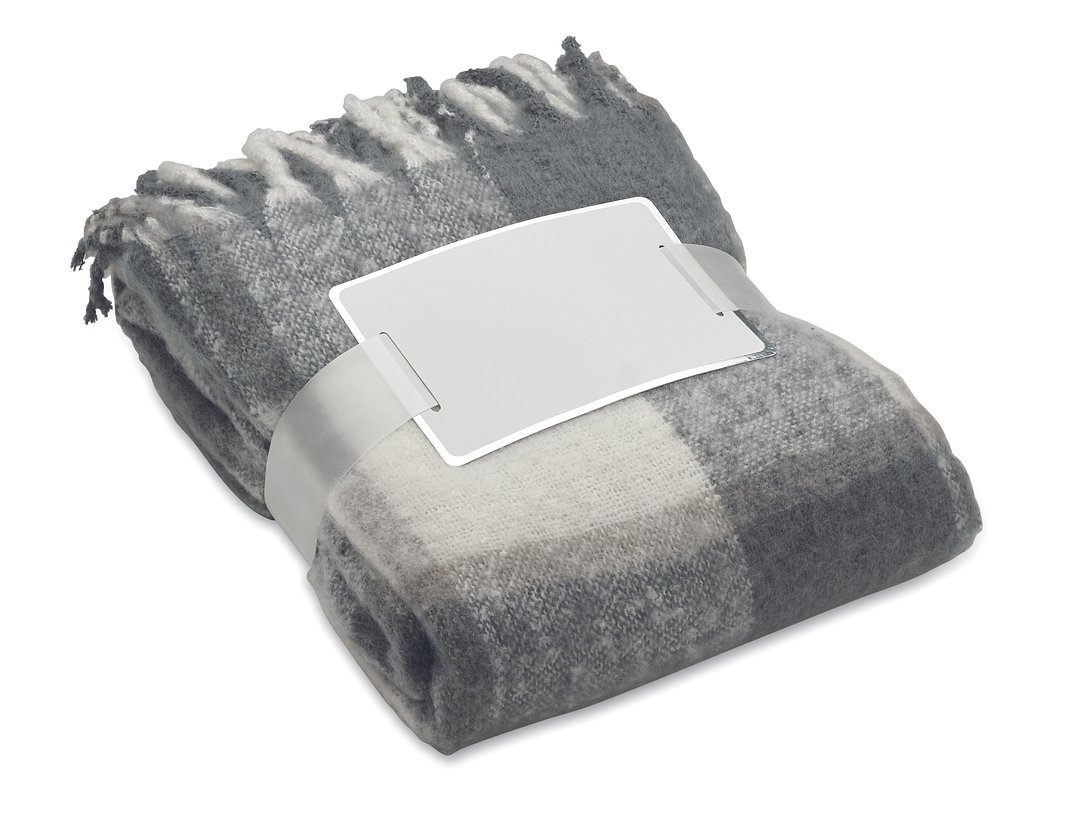 Karierte Mohair-Decke Nathli