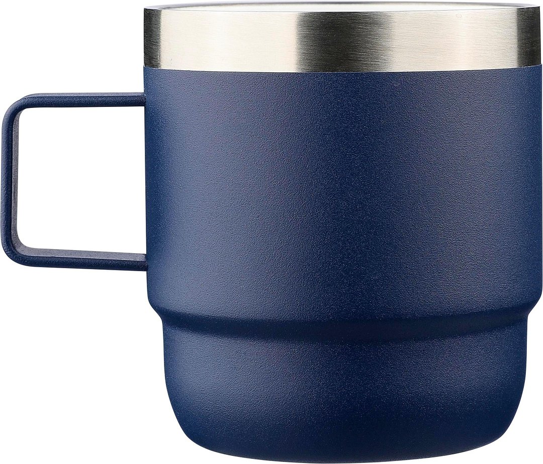 Recycelter Edelstahl-Becher mit doppelter Wand (180 ml) Mengi
