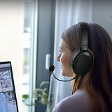 Kabelgebundener Kopfhörer mit Mikrofon Adrinan