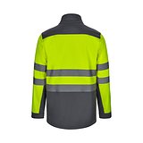 Zweifarbige Softshell-Jacke (280 g/m²) aus Polyester (96 %) und Elastan (4 %) Bistga