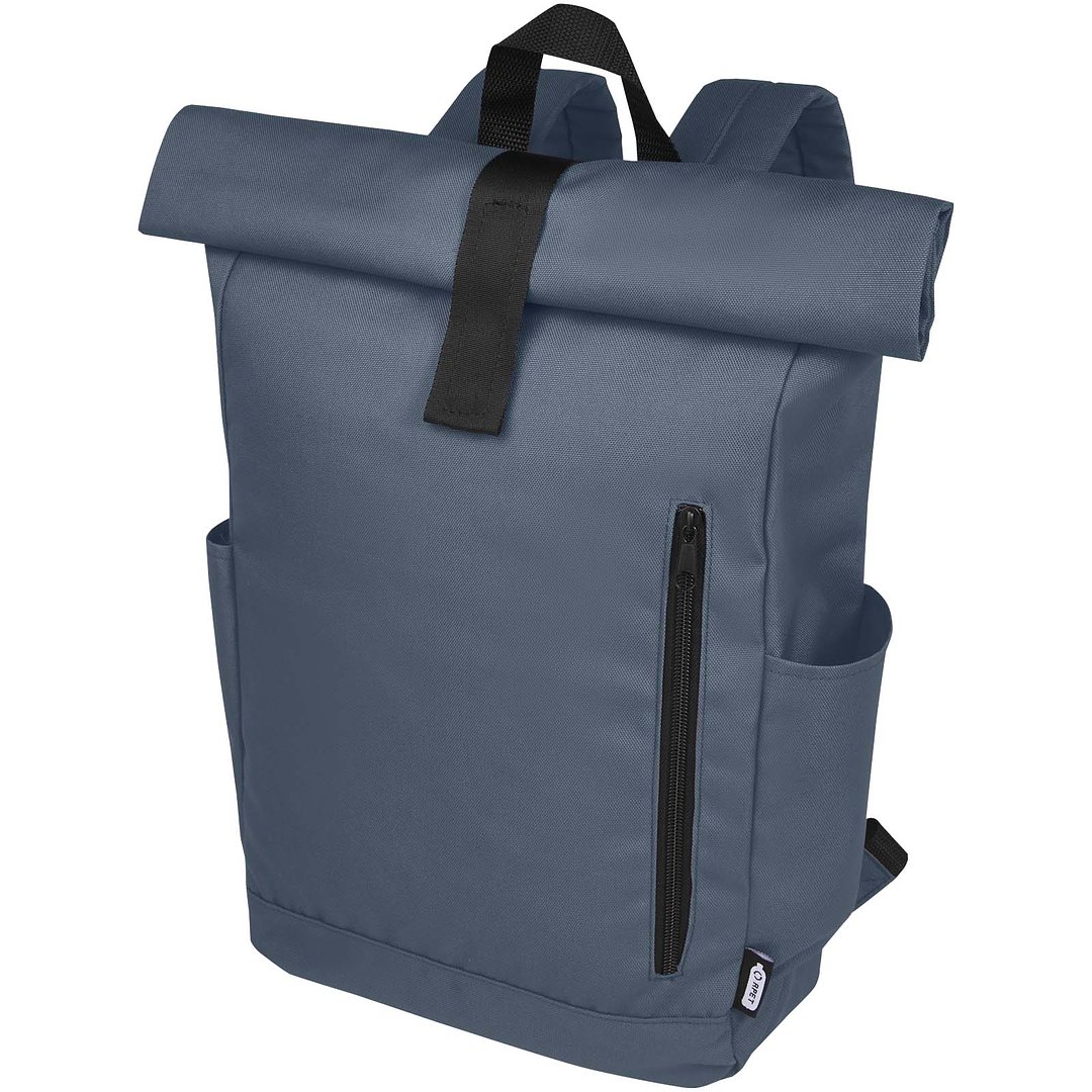 15,6" GRS RPET Roll-Top Rucksack 18 L - Maschtian