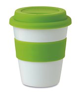 PP Becher mit Silikon-Deckel Cianiga