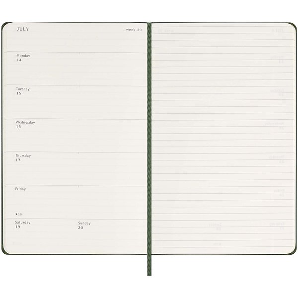 12M Hardcover Wochenkalender L - Nestgaull