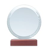 Runder Pokal Kristallglas Chasper