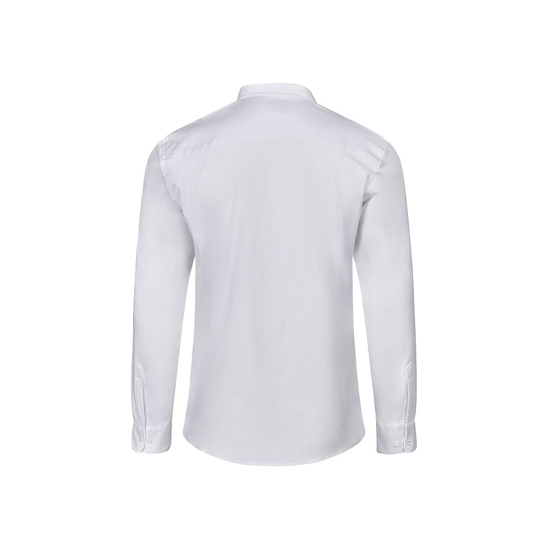 Hemd Oxford (180 g/m²) für Herren, aus Baumwolle (50 %), Polyester (45 %) und Elasthan (5 %) Gritll