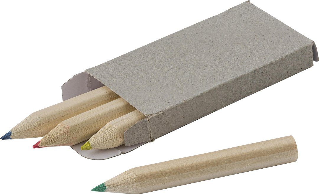 Mini-Buntstift Set aus Holz Wareivan
