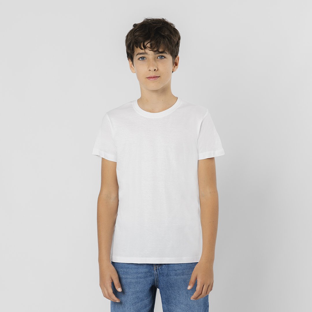 Kinder Weiss T-Shirt Idika