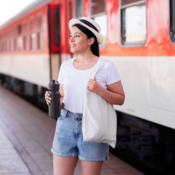 Umhängetasche Baumwolle OEKO-TEX® 140g/m² 38x42cm Corittatz