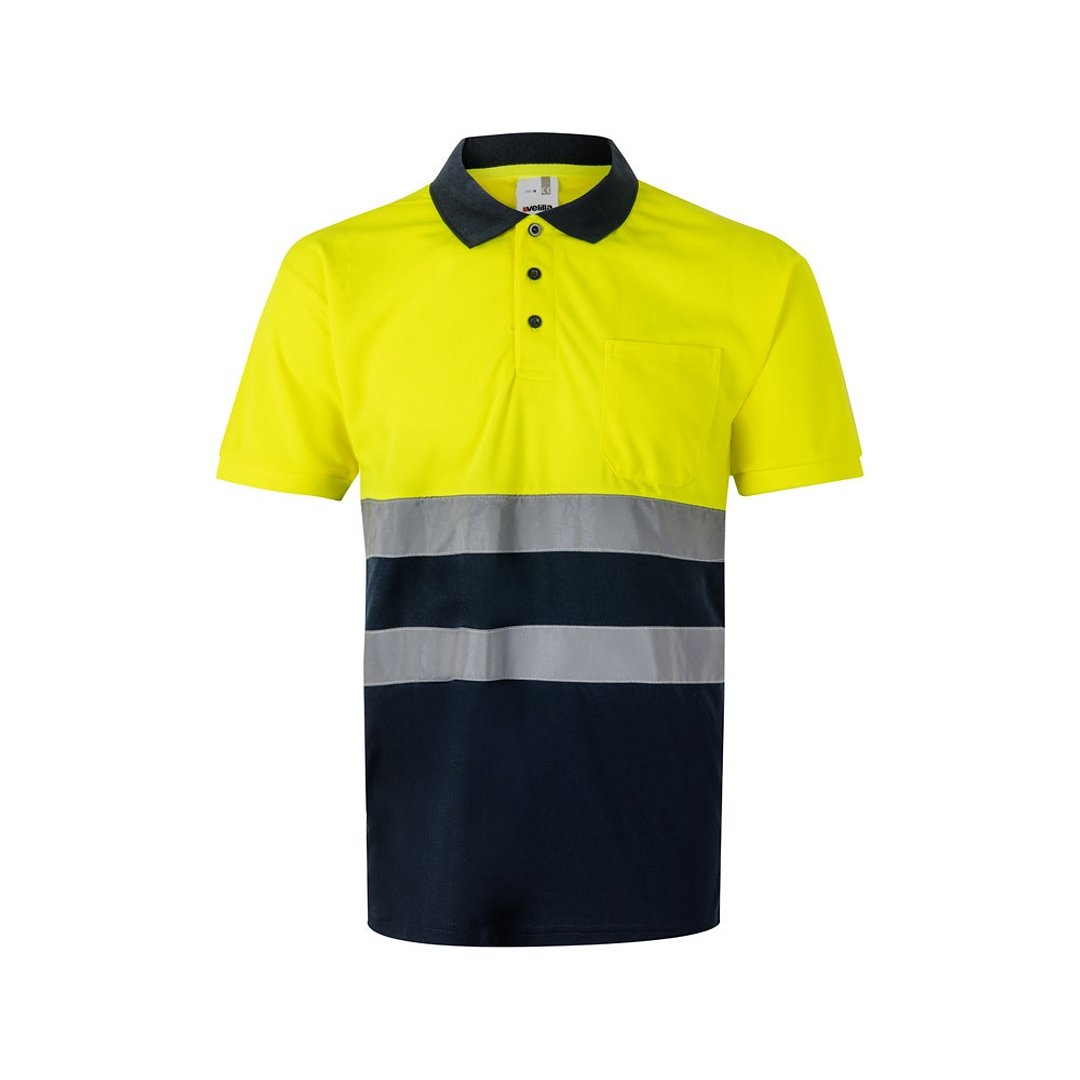 Poloshirt (140g/m²) im Bird-Eye-Design mit kurzen Ärmeln, aus Polyester (100%) Leengiama