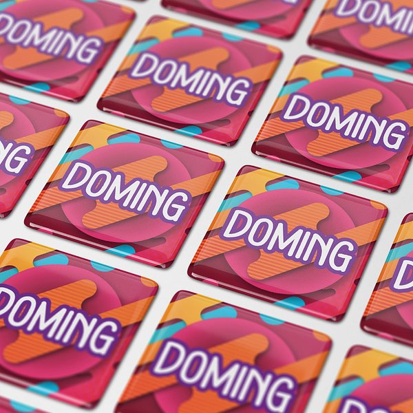 Doming Quadrat 50x50 mm Inatinas