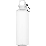 750 ml RCS-zertifizierte Trinkflasche aus recyceltem Kunststoff mit Karabinerhaken - Helini