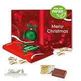 Adventskalender Weihnachtsbuch mit Lindt Schokolade