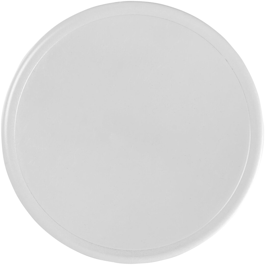 Runder Kunststoffuntersetzer mit Papiereinlage - Emmaspep