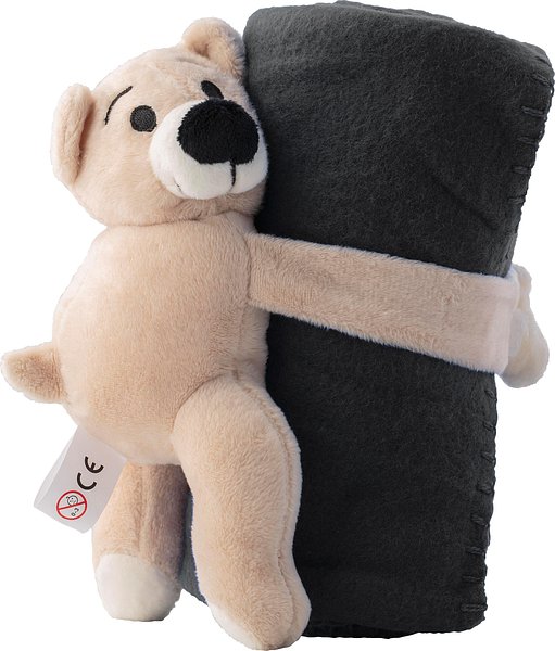 Plüschbär mit Fleecedecke Marega