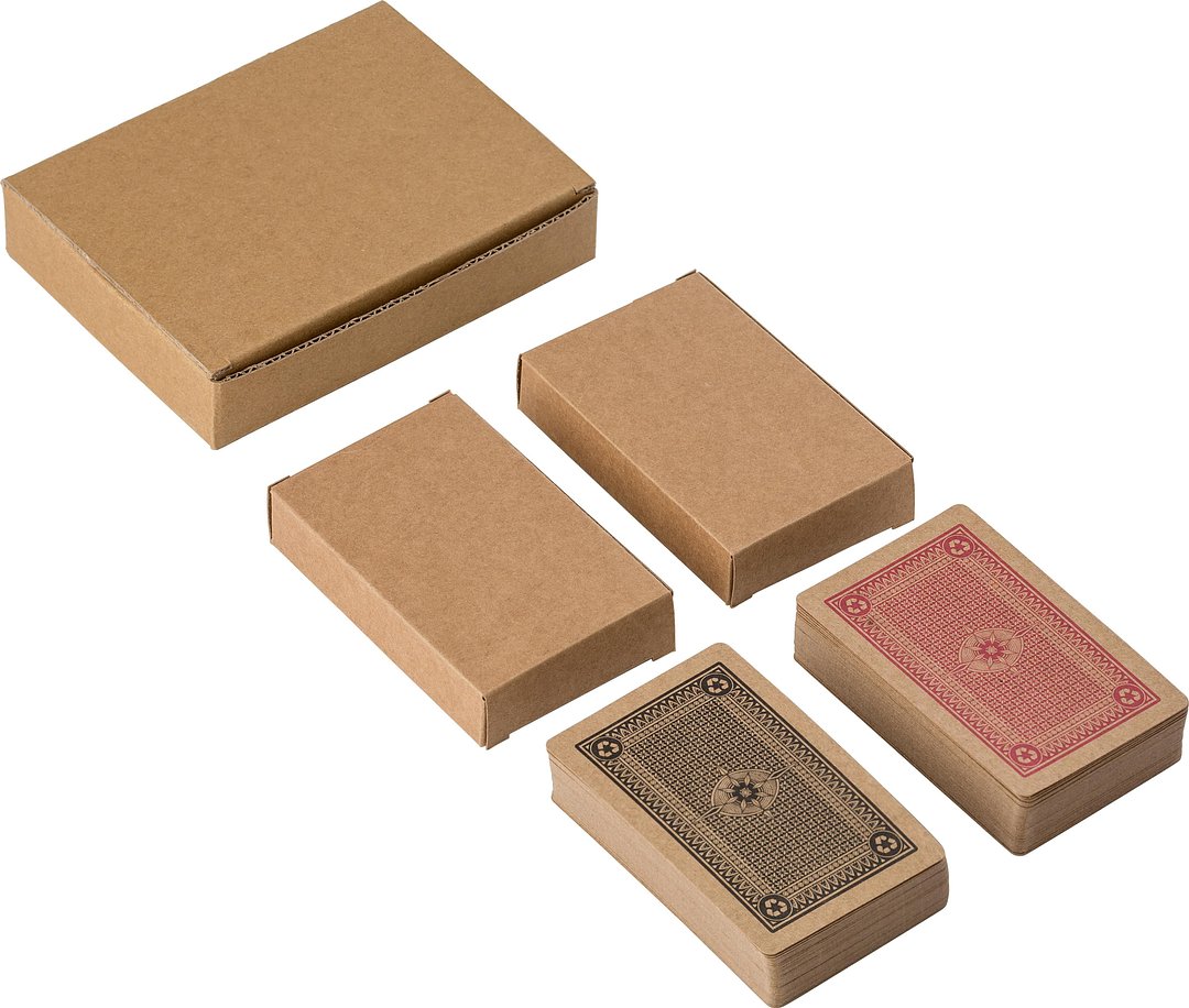 Kartenspiele aus recyceltem Papier Raminat