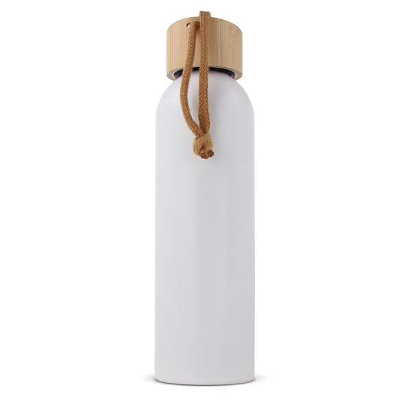 Wasserflasche mit Bambusdeckel 600ml Hatruedi