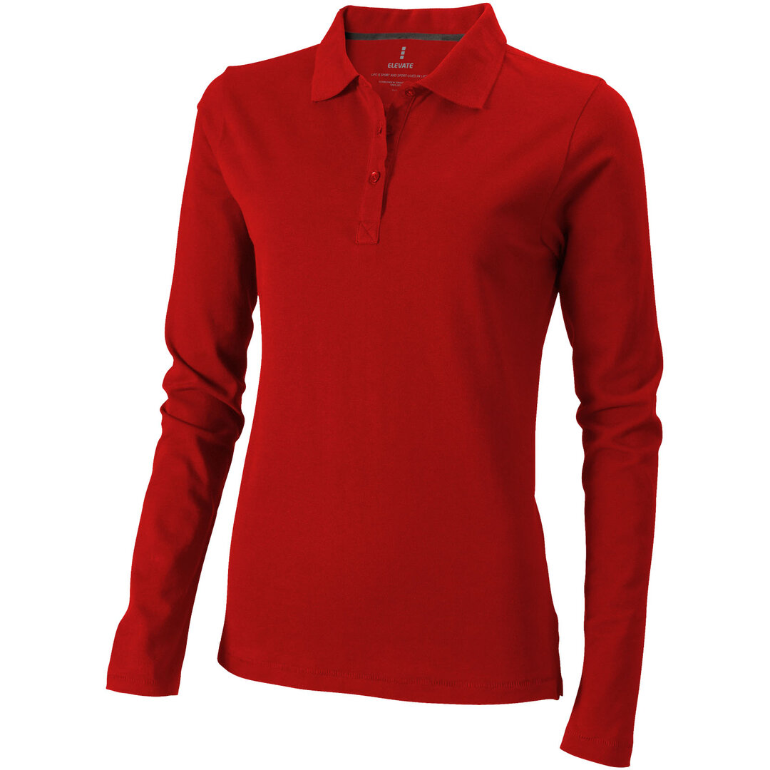 Langarm Poloshirt für Damen - Lüza