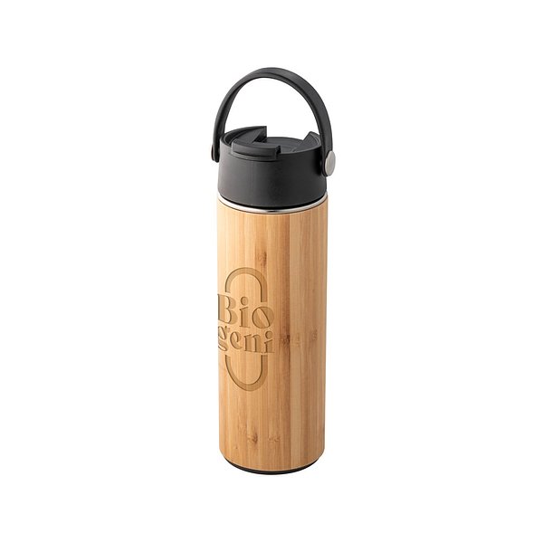 Isolierflasche aus Bambus 440ml Bistel