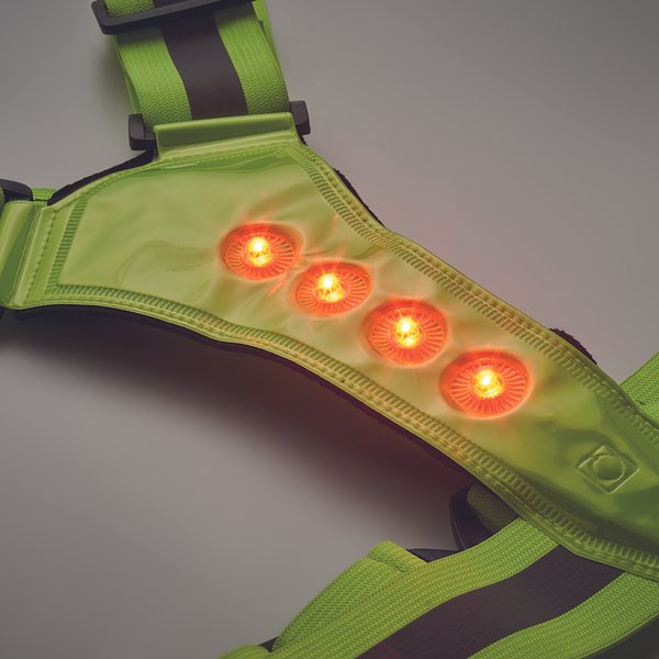 Reflektierende Gürtelweste LED Badiver