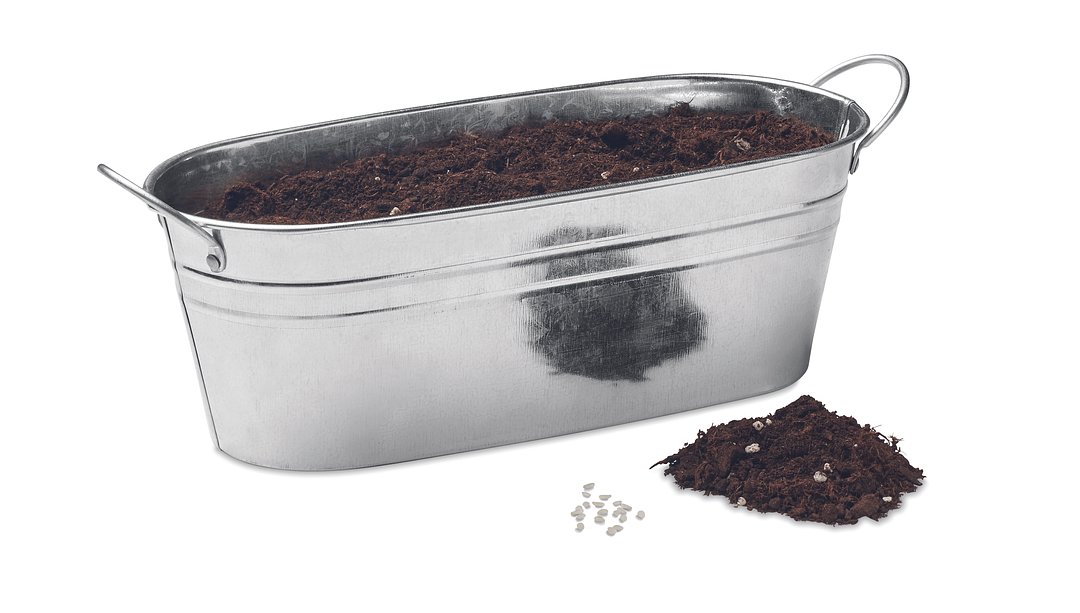 Zink-Pflanzkübel Noldins