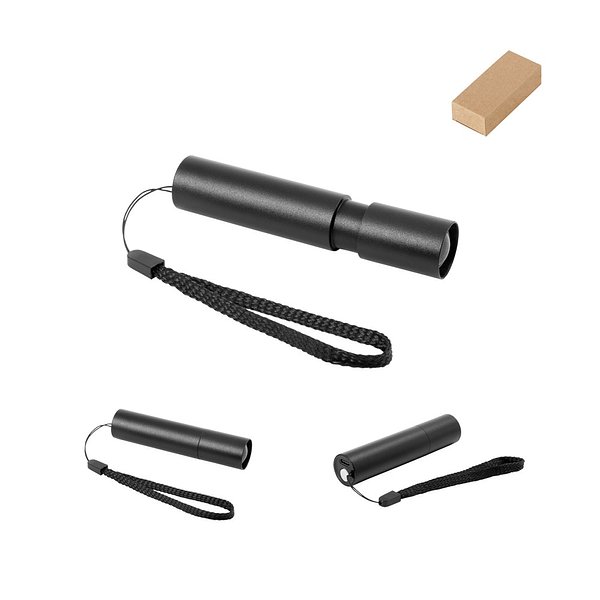 Taschenlampe mit 30 mm ausziehbarer Spitze, wiederaufladbar Jonnatz