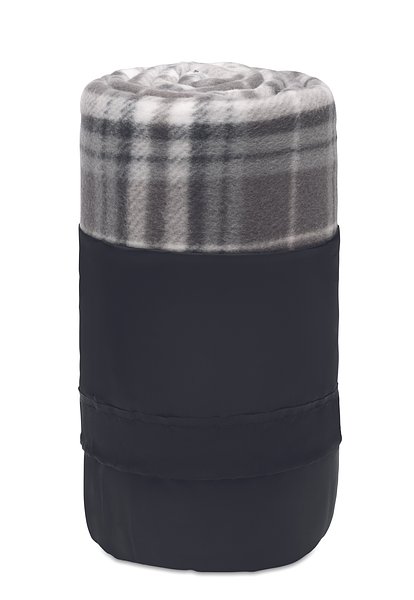 RPET Fleece-Reisedecke Karo Waltia