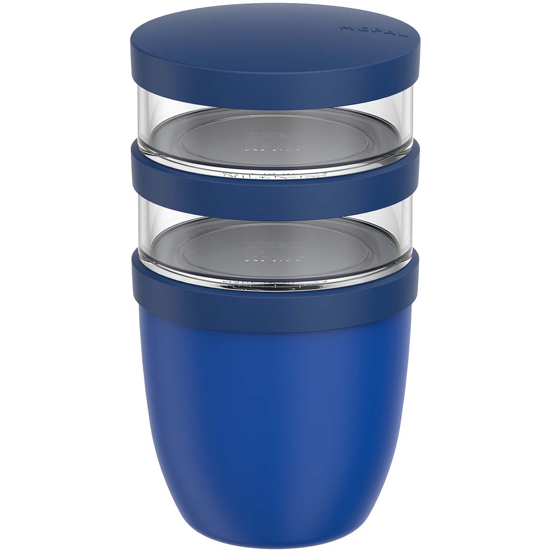 Ellipse Dreiteiliger, 500 ml + 2 x 200 ml isolierter Lunchpot - Oleenica