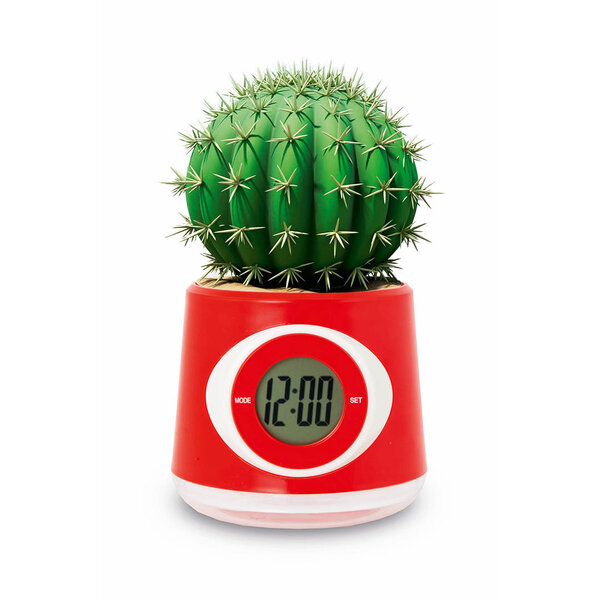 Blumentopf Tischuhr Idlmo