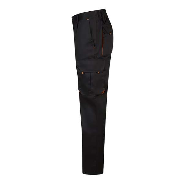 Zweifarbige Twill-Hose mit mehreren Taschen (200 g/m²), aus Baumwolle (35 %) und Polyester (65 %) Leenico