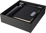 Geschenkset Mudin | Recycelt | Notizbuch, Drehkugelschreiber und Flasche