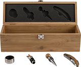 Weinset und Geschenkbox aus Bambus Mengla