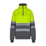 Zweifarbiges Sweatshirt (300g/m²) aus Polyester-Fleece (100%) Linelixli