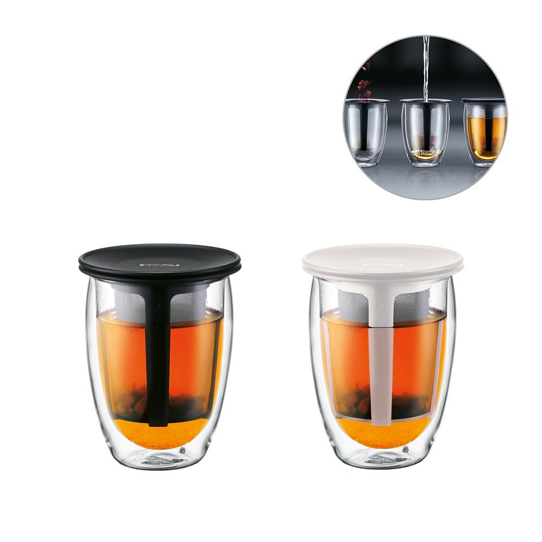 Doppelwandiges Teeglas 350ml Vrendi