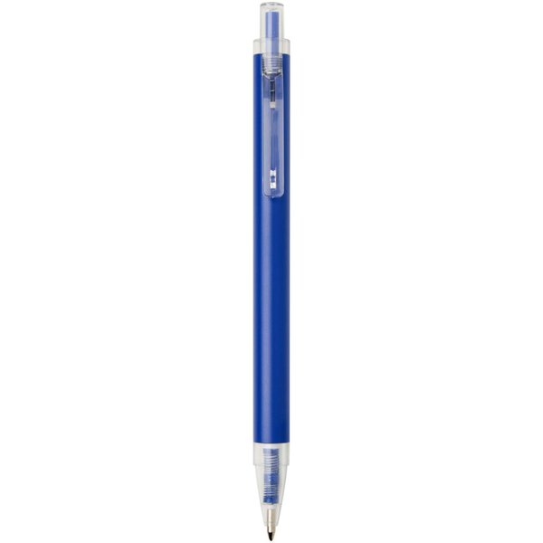 Kugelschreiber aus recyceltem Aluminium blaue Tinte - Vregian