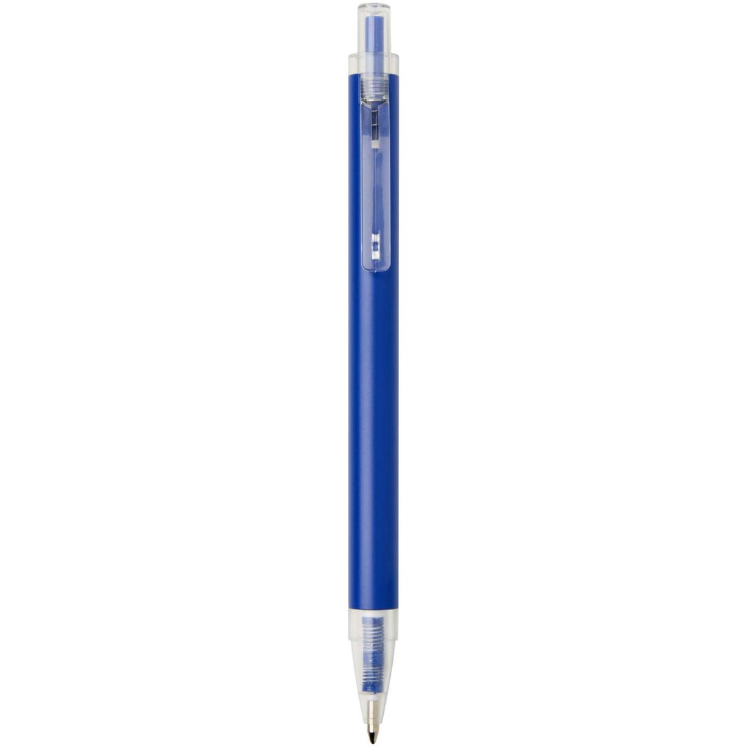 Kugelschreiber aus recyceltem Aluminium blaue Tinte - Vregian