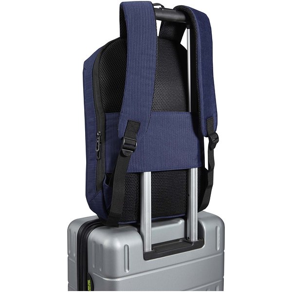 15" GRS Laptop-Rucksack aus recyceltem Material mit Diebstahlschutz 10L - Nollandia