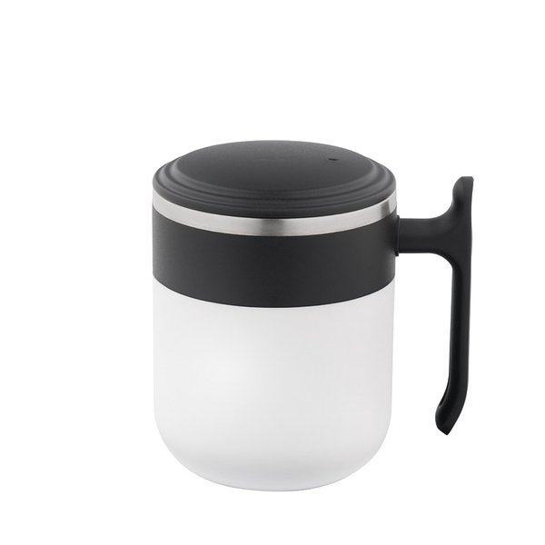 Reisebecher mit Innenwand aus Edelstahl und matter Oberfläche, 400 ml Jonnas