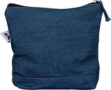Kosmetiktasche aus recyceltem Denim Lüzzain