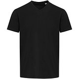 Kurzärmeliges T-Shirt V-Ausschnitt aus 200 g/m² Bio Baumwolle (OCS), unisex - Benina