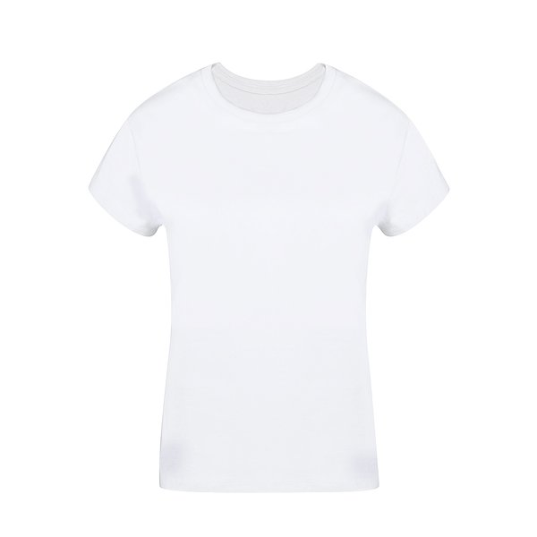 Erwachsene Frauen Weiss T-Shirt Idiyo