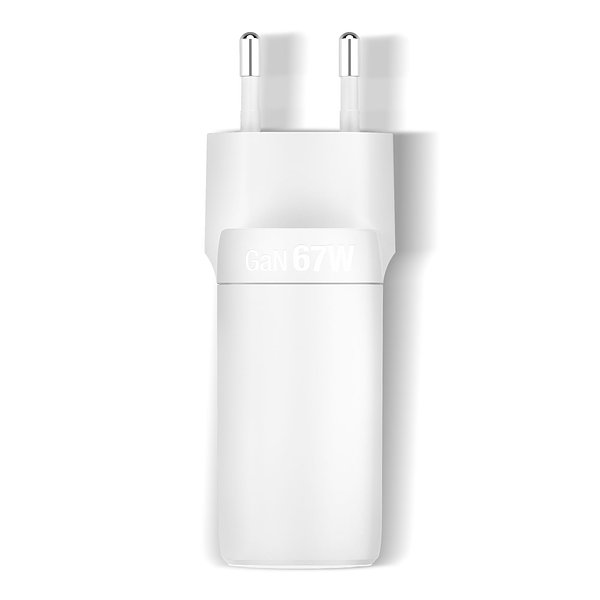 67W Laptop-Ladegerät GaN USB-C und USB-A Stineth