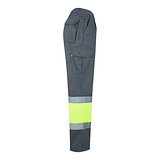 Zweifarbige Hose aus Twill (210 g/m²), gefüttert, mit mehreren Taschen, aus Baumwolle (20%) und Polyester (80%) Benina