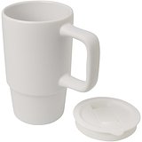 450 ml Keramiktasse mit Kunststoffdeckel - Dollien