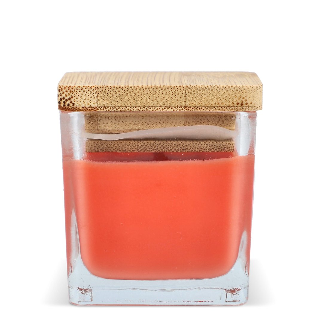 Chakra Kerze auf pflanzlicher Basis im Glasgefäß Utzi