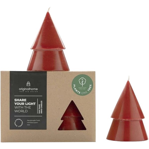 Home Matcha Weihnachtsbaum Kerze M - Nelia