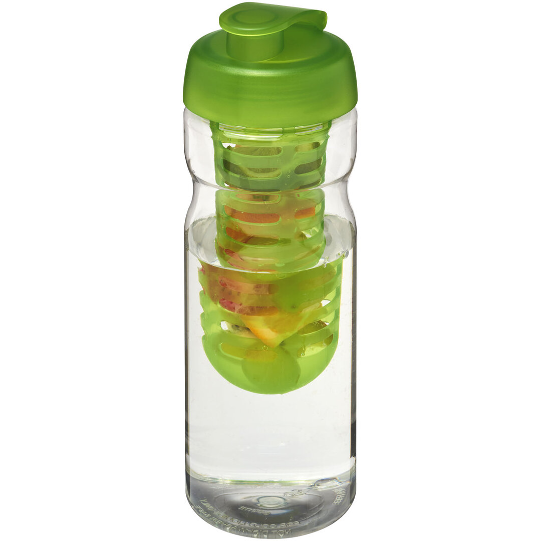 Base 650 ml Sportflasche mit Klappdeckel und Infusor - Tria